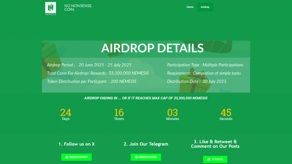 nemesis airdrop